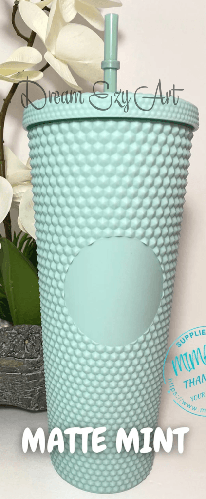 Custom Studded Tumbler 24 Oz Matte Mint / No