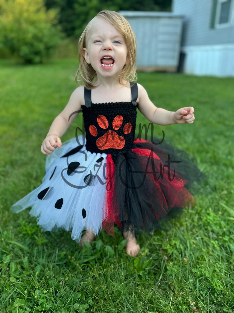 Dalmatian Obsessed Tutu Costume