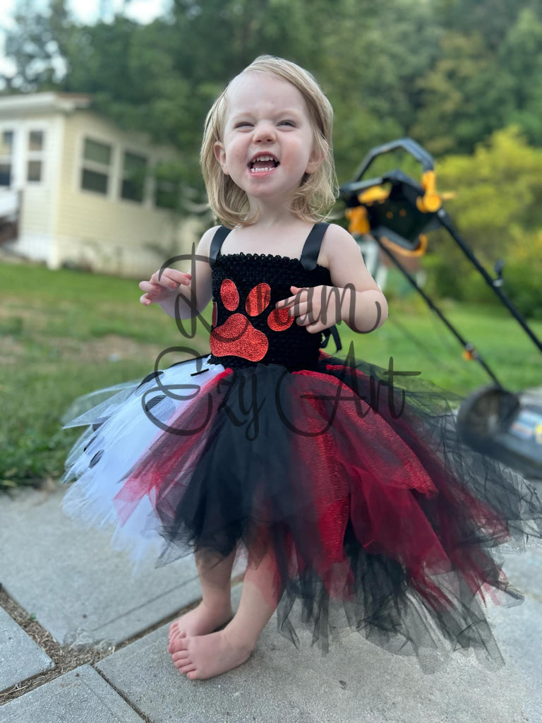 Dalmatian Obsessed Tutu Costume