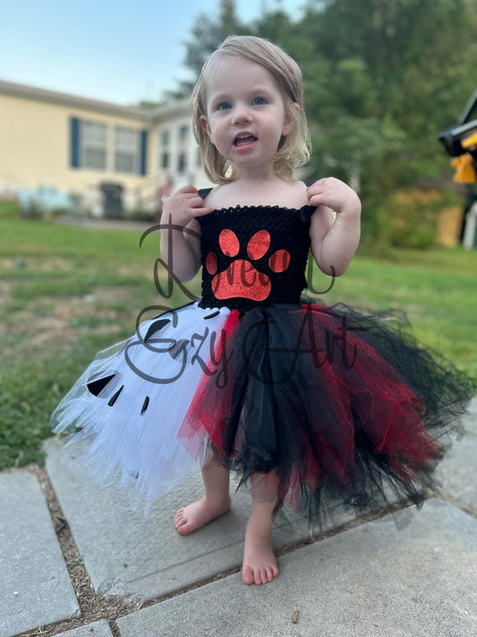 Dalmatian Obsessed Tutu Costume