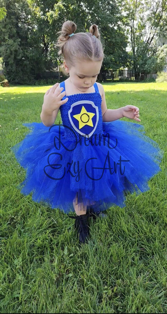 Police Dog Tutu Costume