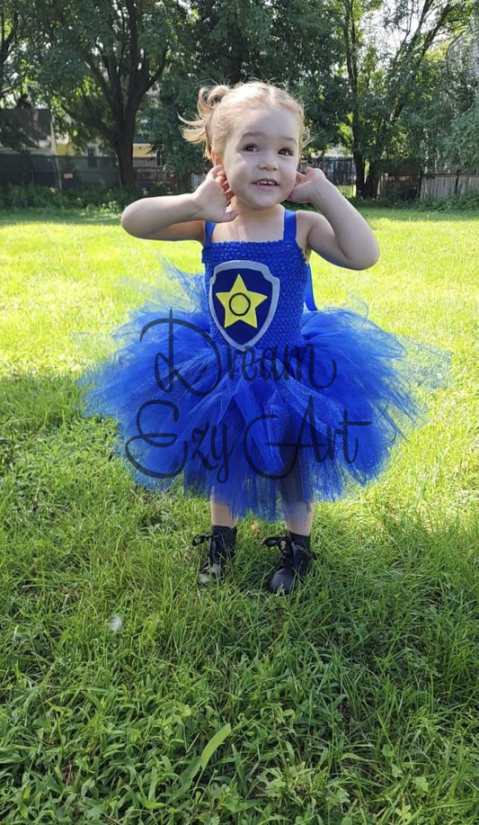 Police Dog Tutu Costume