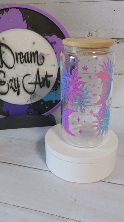 RTS Sun and Moon 16oz Glass Cup