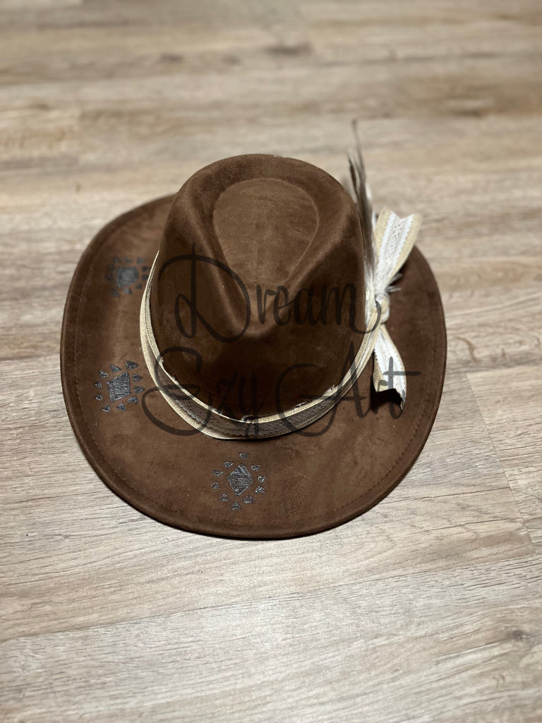 Rts Brown Aztec Cowboy Hat