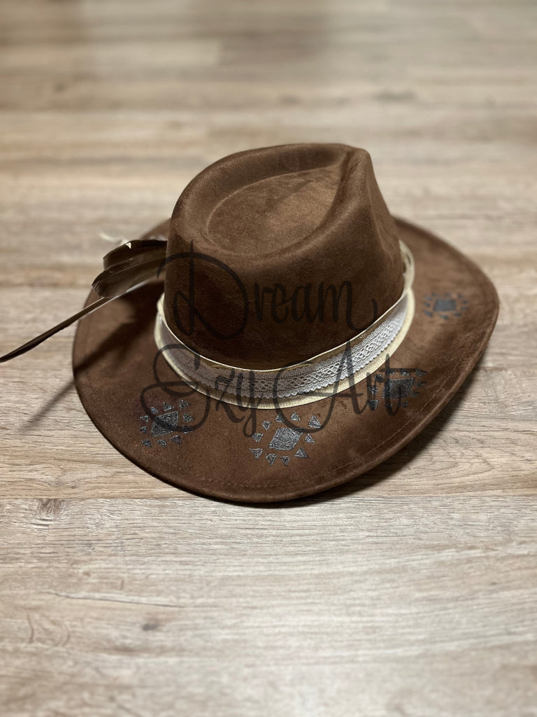 Rts Brown Aztec Cowboy Hat