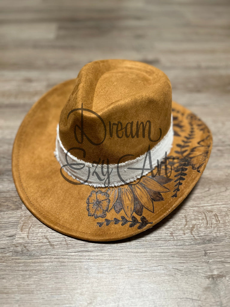 Rts Khaki Floral Cowboy Hat