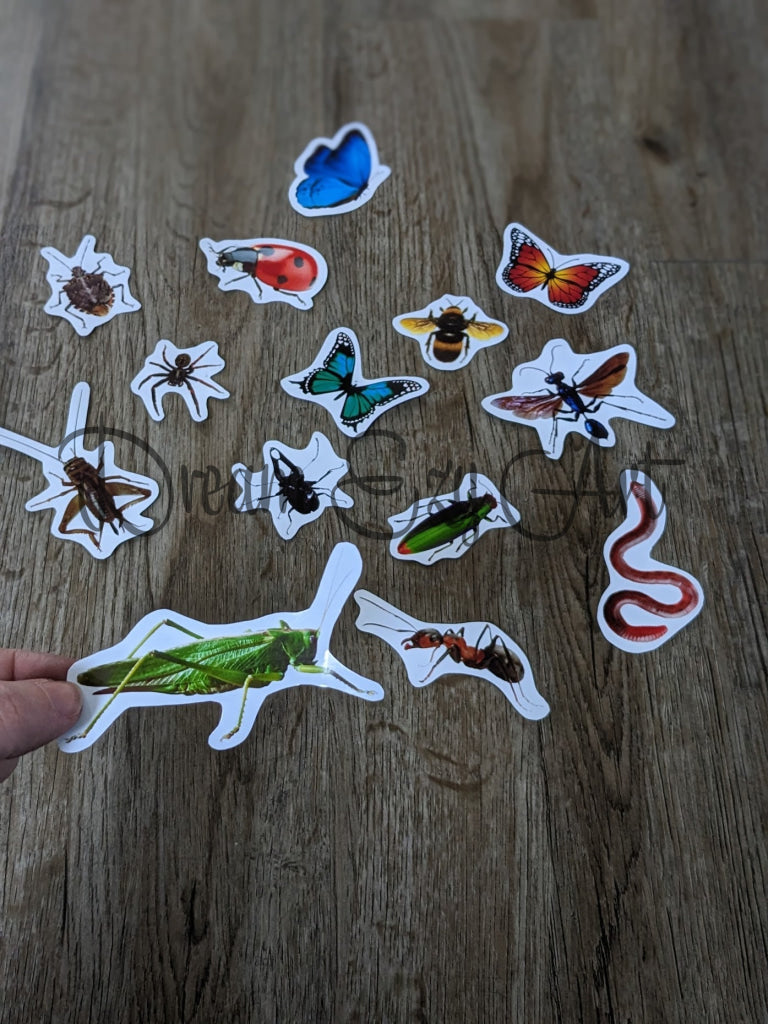 Stickers Bugs / 1-2 Inches