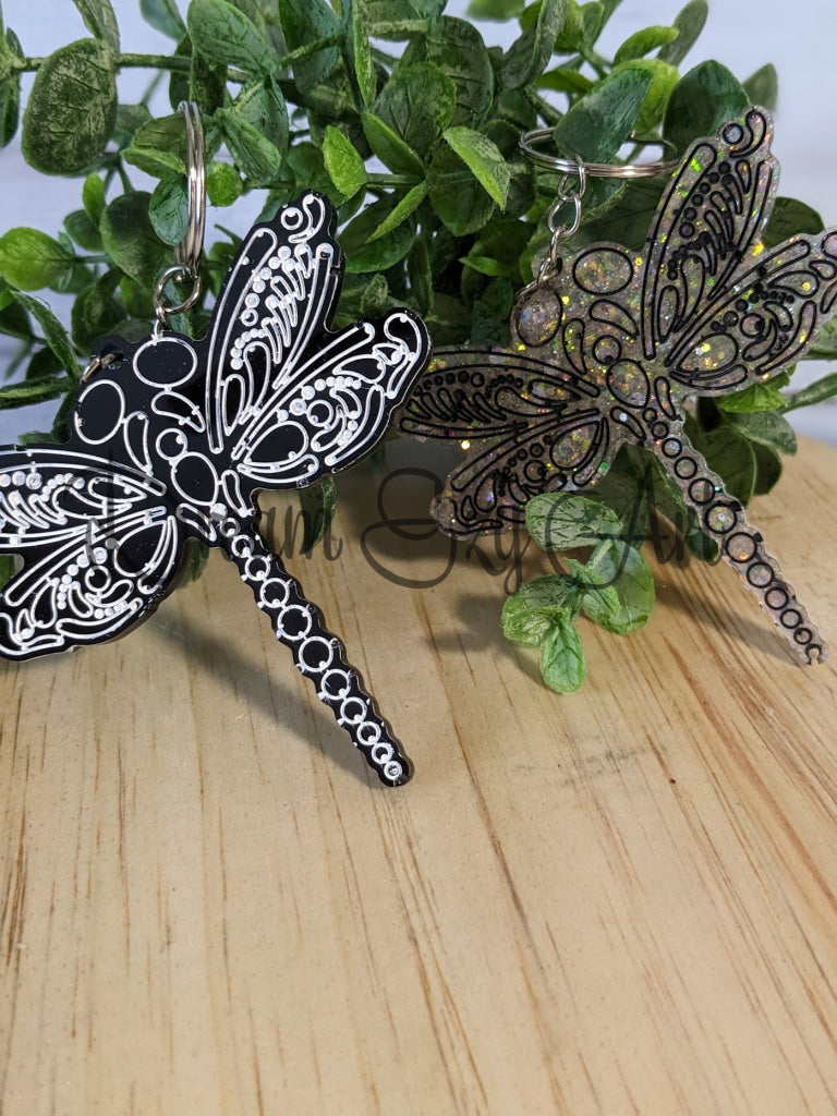 Themed Keychains Yes / Dragonfly