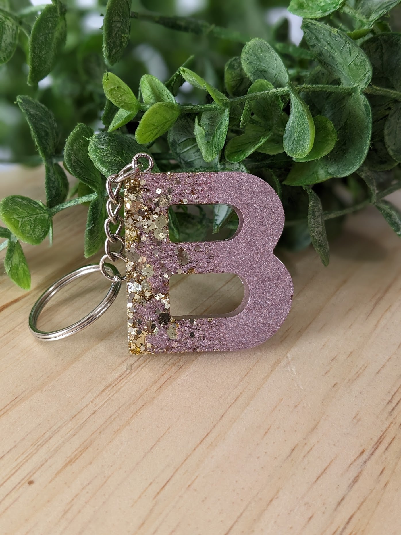 RTS Resin Keychain - Letter B