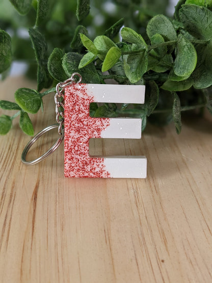 RTS Resin Keychain - Letter E