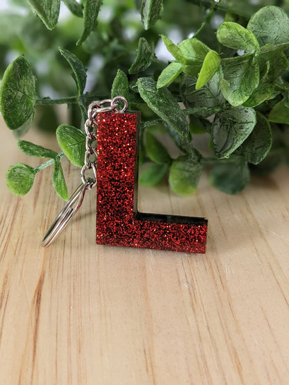 RTS Resin Keychain - Letter L