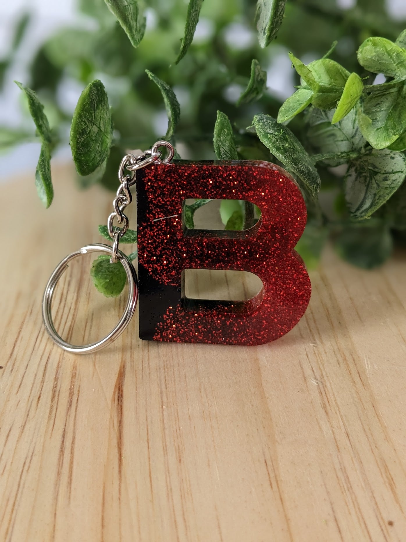 RTS Resin Keychain - Letter B