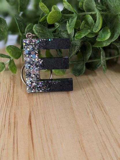 RTS Resin Keychain - Letter E