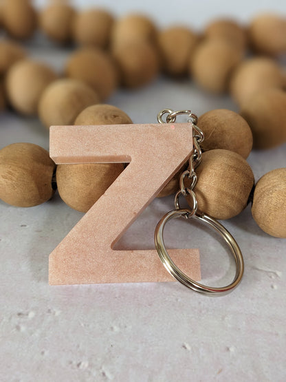 RTS Resin Keychain - Letter Z