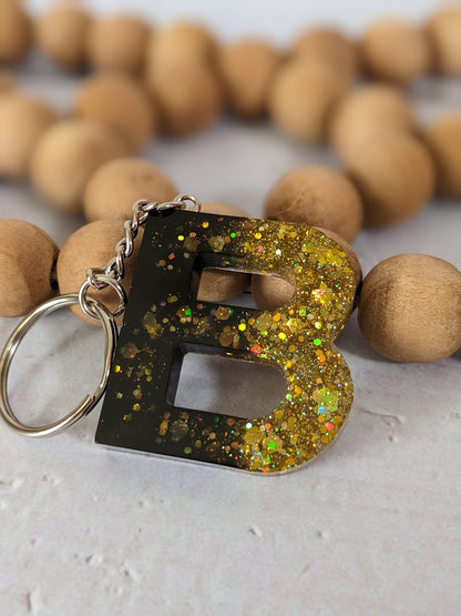 RTS Resin Keychain - Letter B