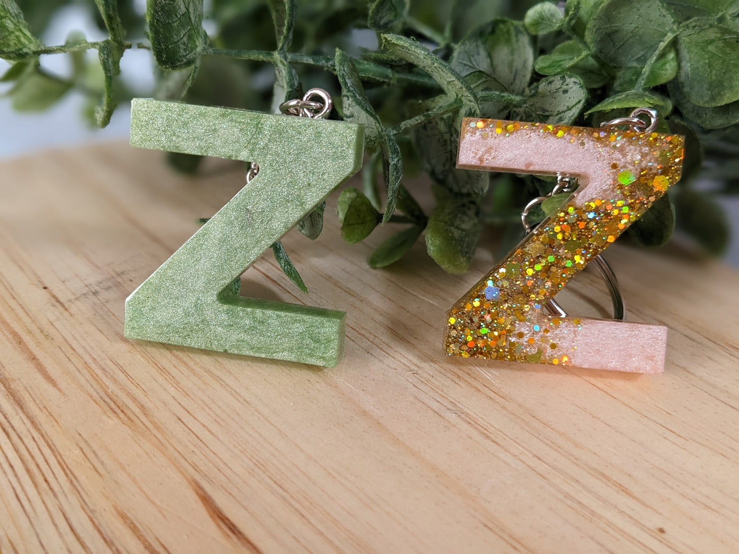 RTS Resin Keychain - Letter Z