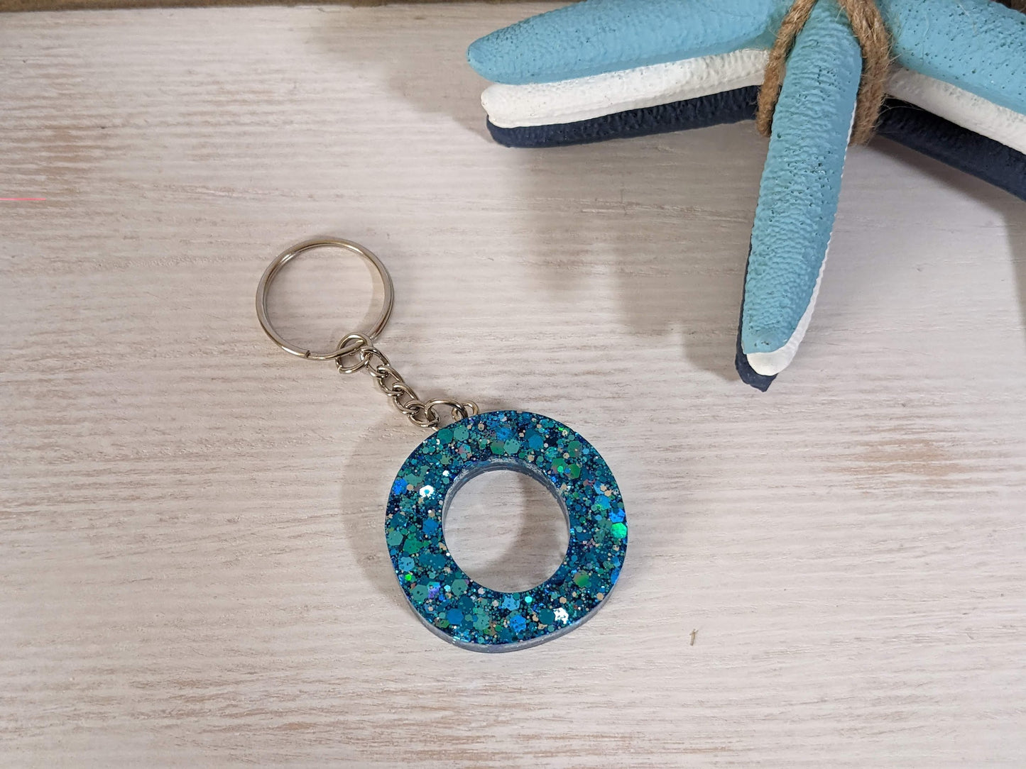 RTS Resin Keychain - Letter O