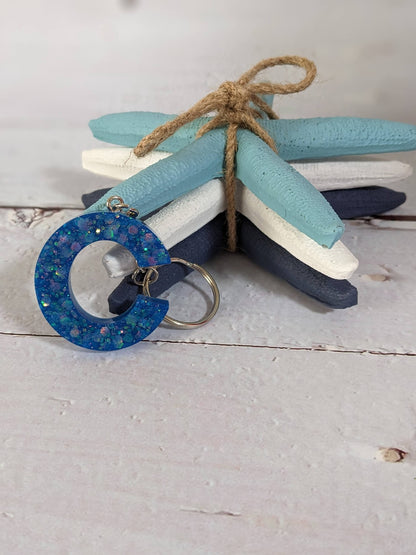 RTS Resin Keychain - Letter C