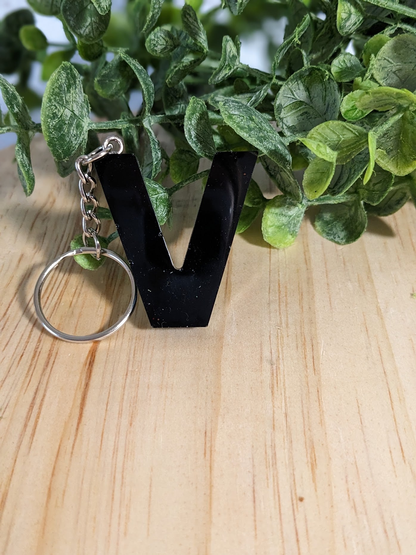 RTS Resin Keychain - Letter V