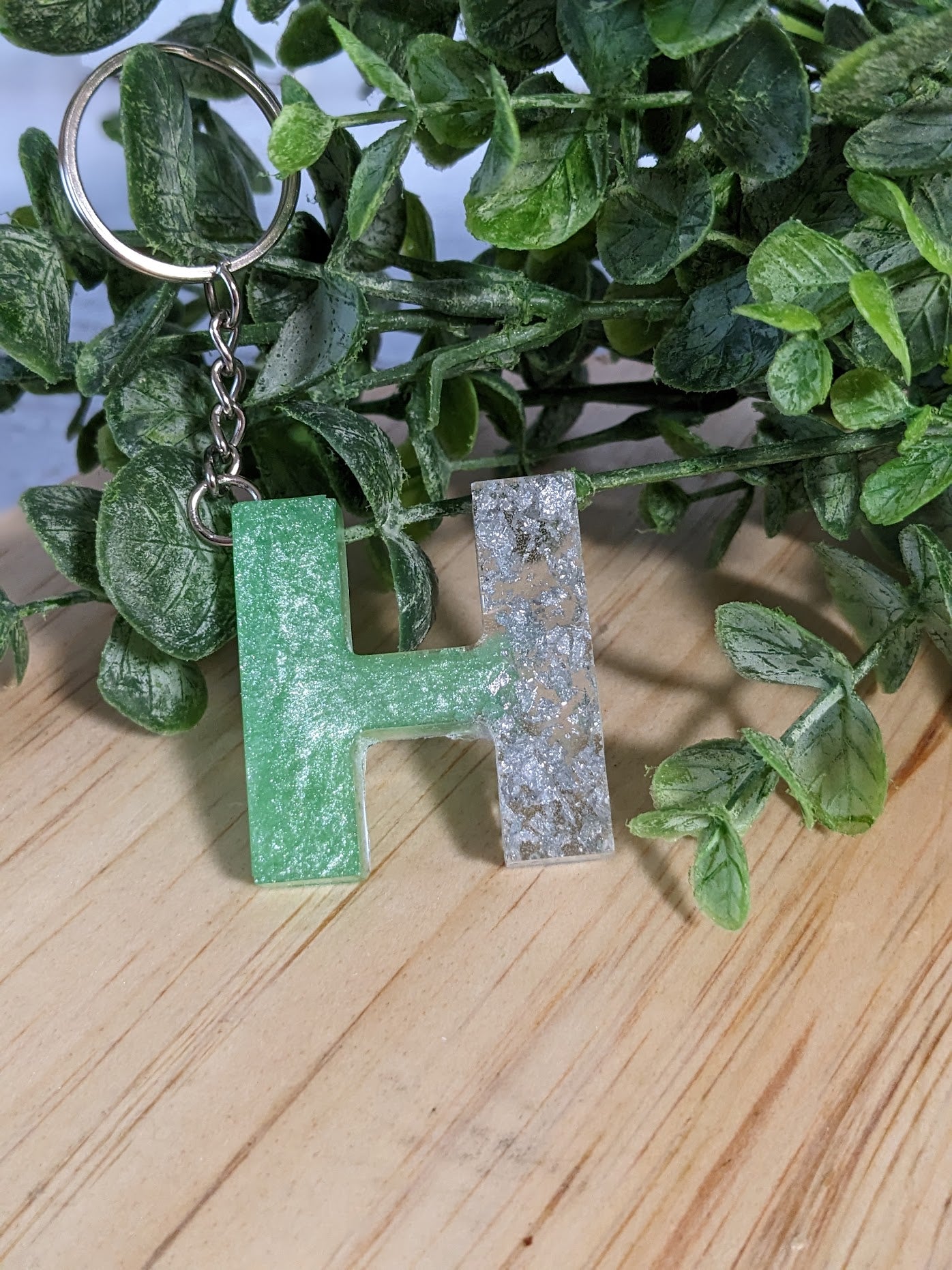 RTS Resin Keychain - Letter H