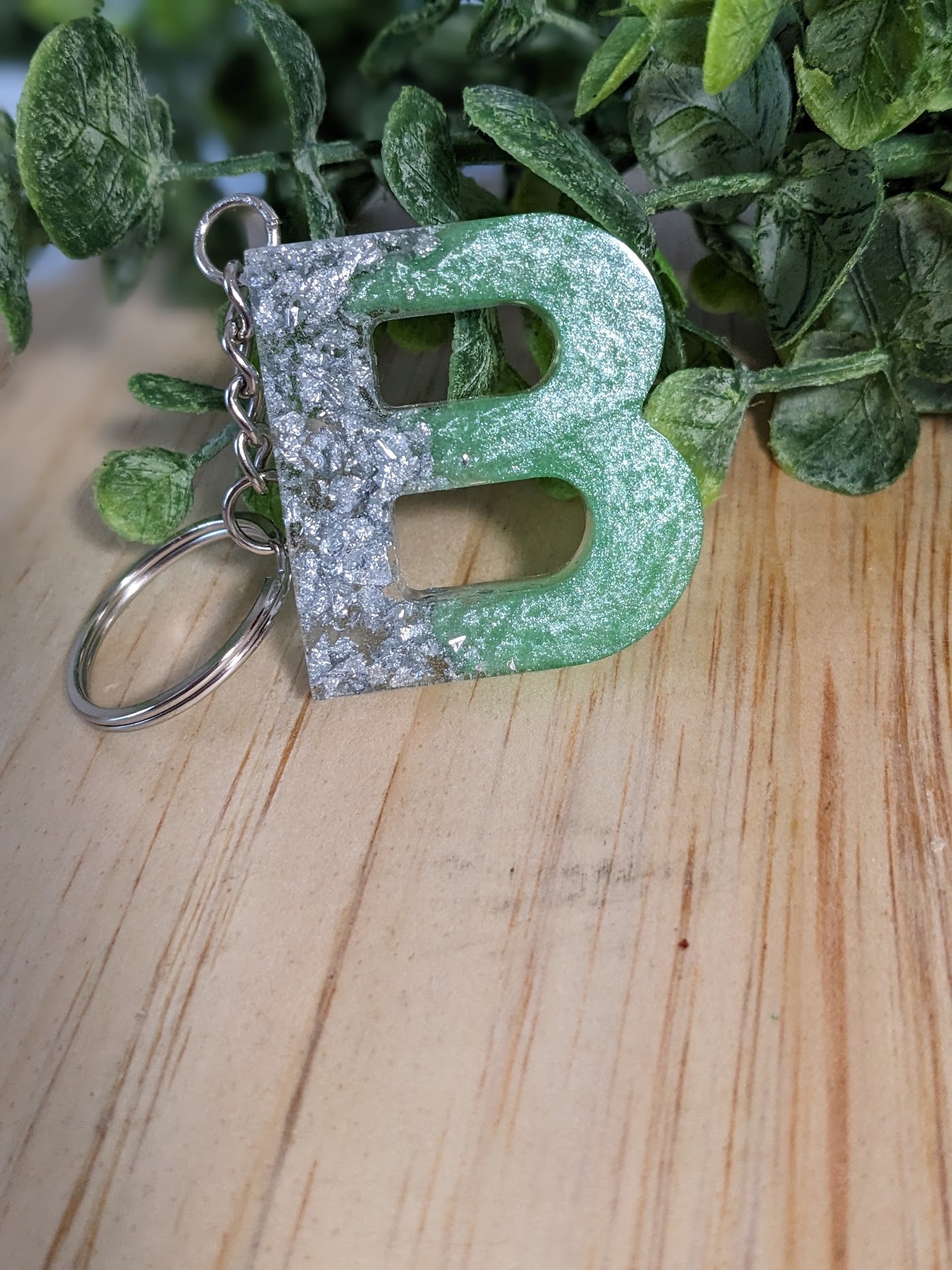 RTS Resin Keychain - Letter B