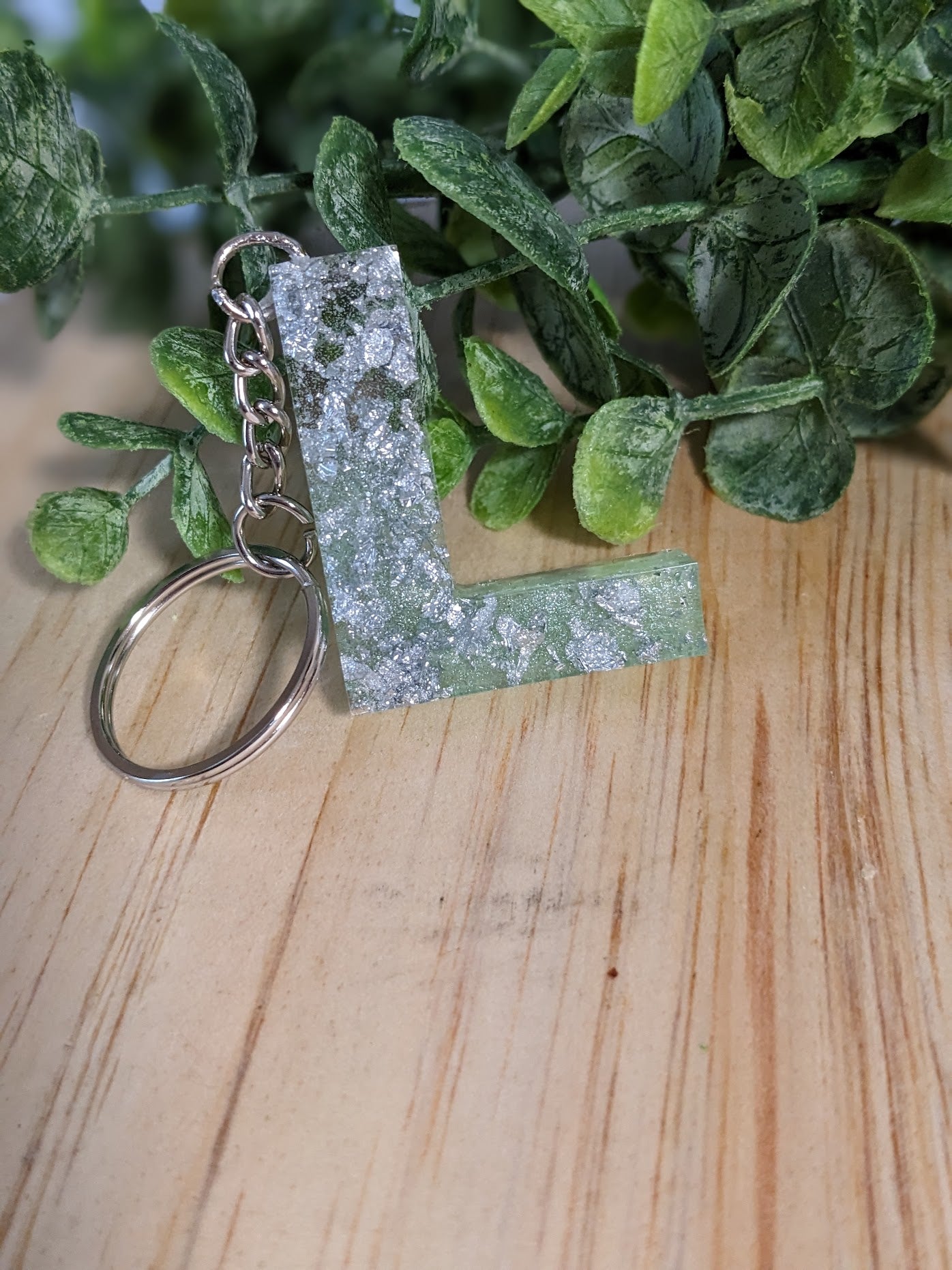 RTS Resin Keychain - Letter L