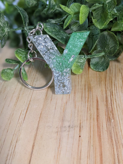 RTS Resin Keychain - Letter Y