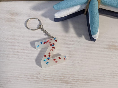 RTS Resin Keychain - Letter Z