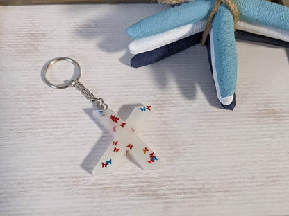 RTS Resin Keychain - Letter X