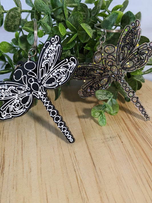 RTS Resin Keychain - Dragonfly