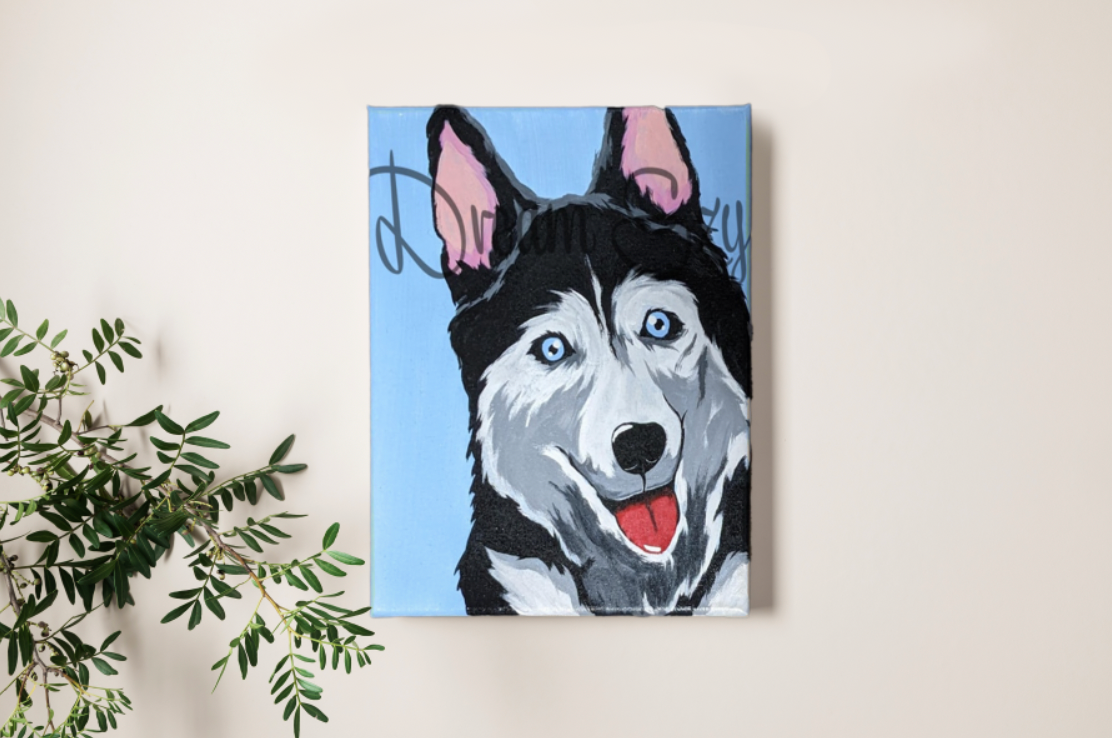 RTS Husky Canvas 8"x10"