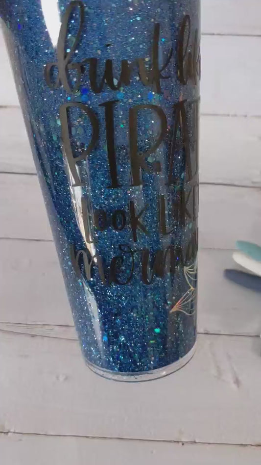 Custom Plastic Snow Globe Tumbler